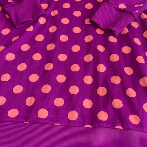 Victor Glemaud x Target Purple Polka Dot Long Sleeve Tunic Dress Size large nwt - Picture 4 of 7